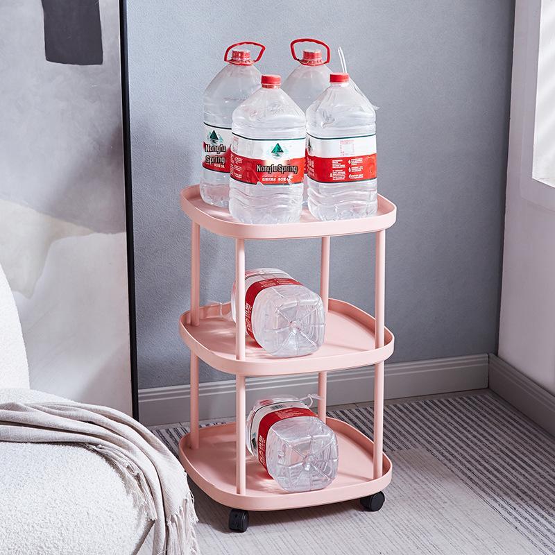 Compact Coffee Table with Storage Shelf for Bedroom or Living Room