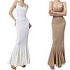 2024 Lotus Sexy Backless French Fishtail Dress - Slim Waist, Hot Girl Style