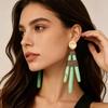 Handmade Mint Green Chicken Claw Stud Earrings