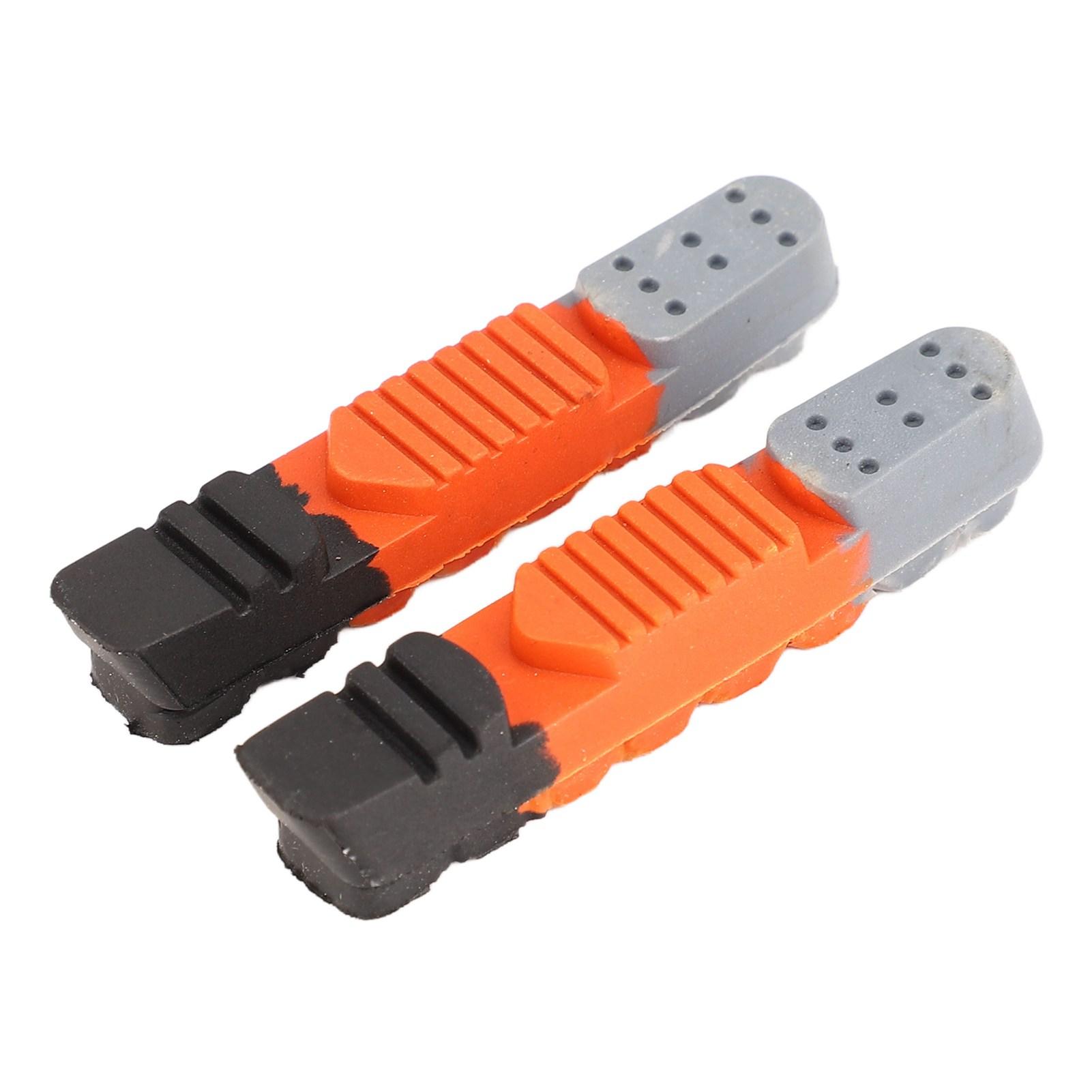 

1 пара велосипедных тормозных колодок износостойкая резина 3 цвета тормозные колодки блоки для шоссейных велосипедов горных