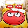 Red Ball Bedding Set Single Twin Full Queen King Size Bed Set Aldult Kid Bedroom Duvetcover Sets 3D Kawaii Anime Bed Sheet Set