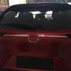 Stainless Steel Rear Back Door License Tailgate Bumper Frame Plate Trim Lamp Trunk 2PCs For Mazda CX-30 CX30