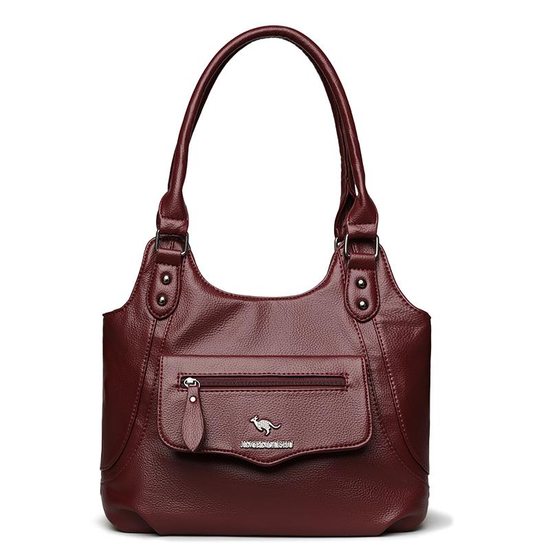 Tote Bag Women's Large Capacity Commuter Handbag Middle-aged Shoulder Bag