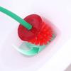 Home Toilet Brush Cherry Long Handle Soft Bristle Toilet Brush Daily General Merchandise Creative Plastic Cleaning Brush Toilet Brush Set