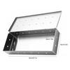 Washable And Foldable Stainless Steel Smoke Box BBQ Smoke Box Wood Chip Smoker For Meat Smoky Flavor Box Barbecue Tool