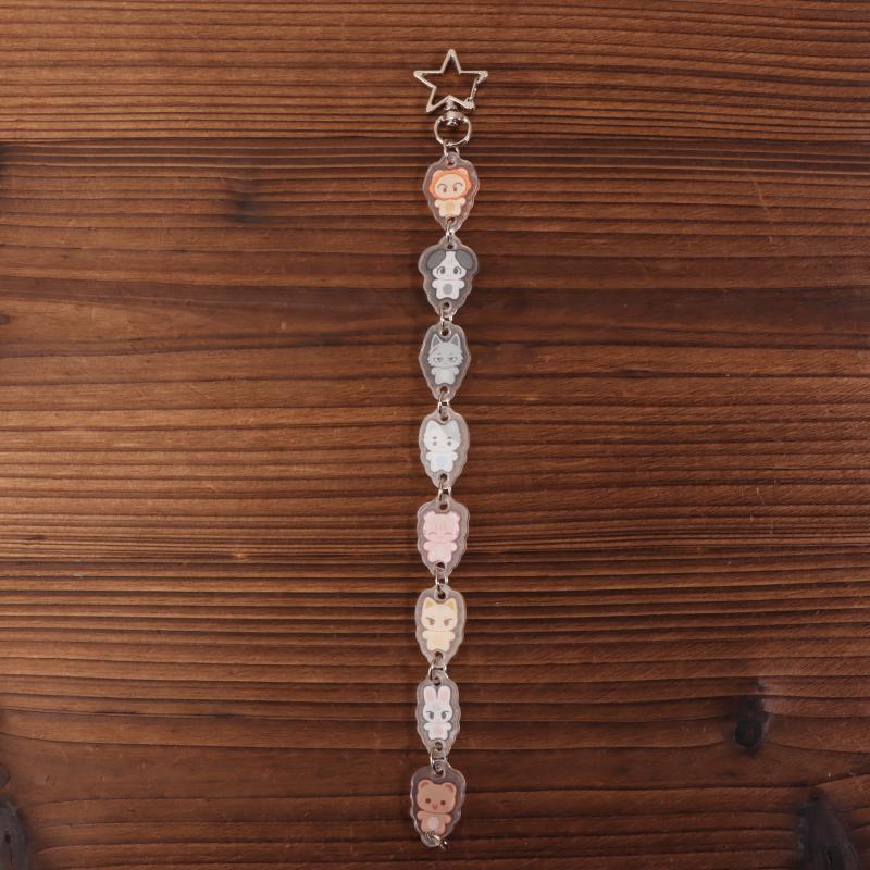 2025 Anime Acrílico Kpop Chaveiro Acessórios Pingente de Desenho Animado Bonito Criativo Enfeite de Bolsa Chaveiro de Carro Amigos Fãs Presentes