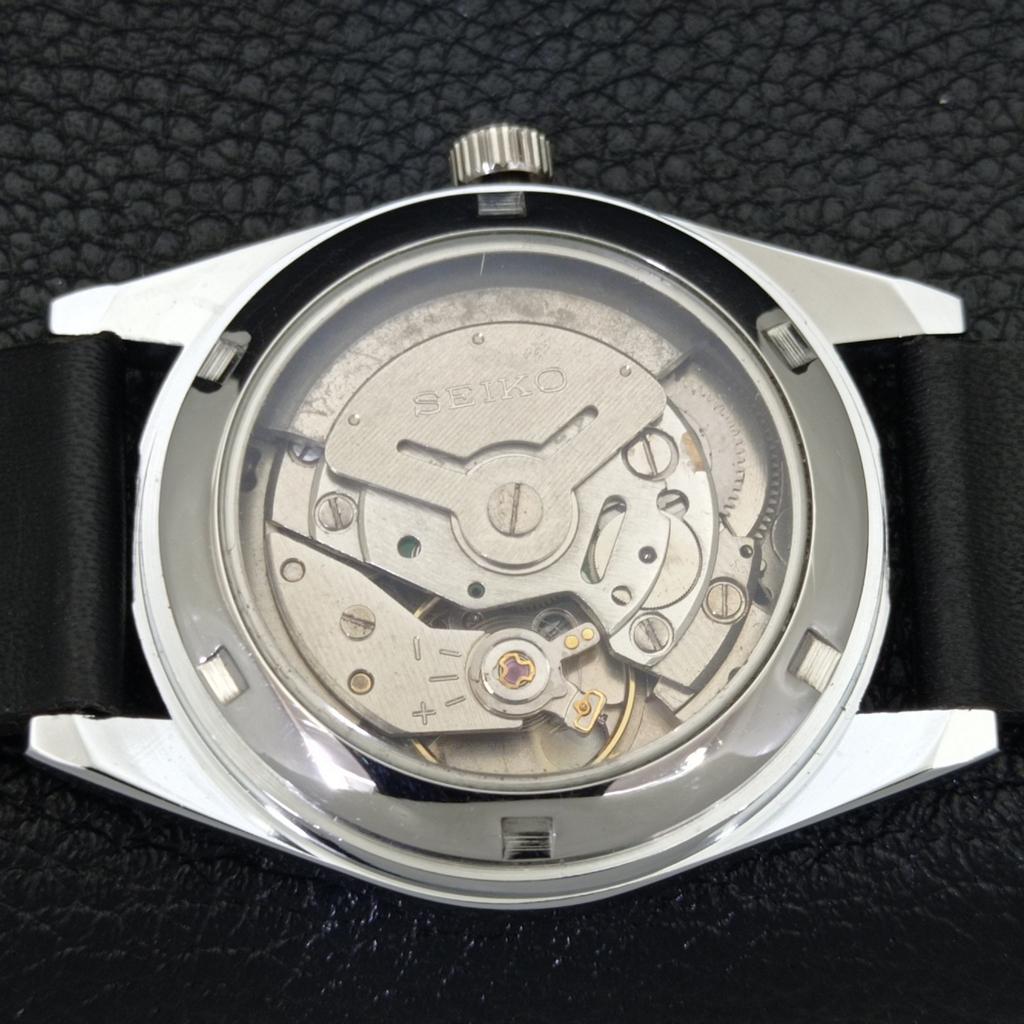 AUTOMATIC VINTAGE REFURBISHED SEIKO 5 JAPAN MENS BLACK DIAL WATCH a440345-9 Sk-a440345-1