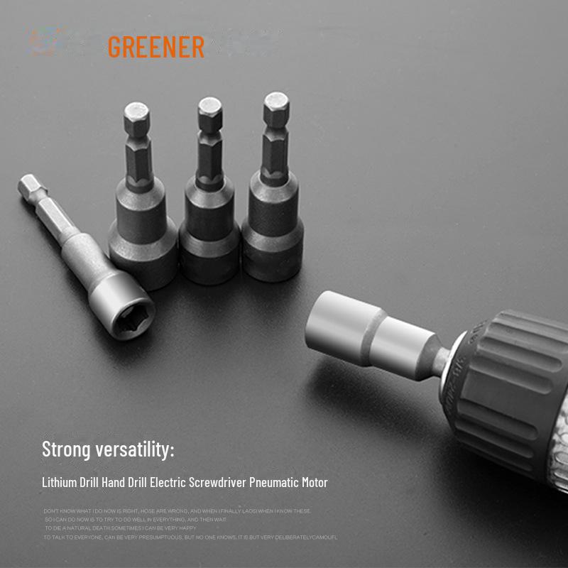Green Forest Magnetic Hex Socket No. 6 for Electric Screwdriver & Hand Drill