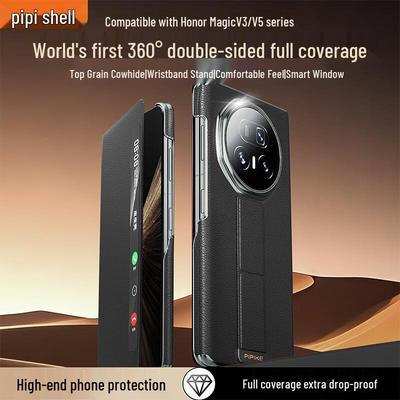 Pipi Shell Originální kožené pouzdro pro Honor Magic V5
