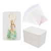Keychain Jewelry Cardboard with Self-sealing Bag Paper Keychain Display Cards