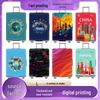 Custom Print Stretch Suitcase Cover, Thickened, Lightweight, Wear-Resistant, Protective Dust Cover for Travel.