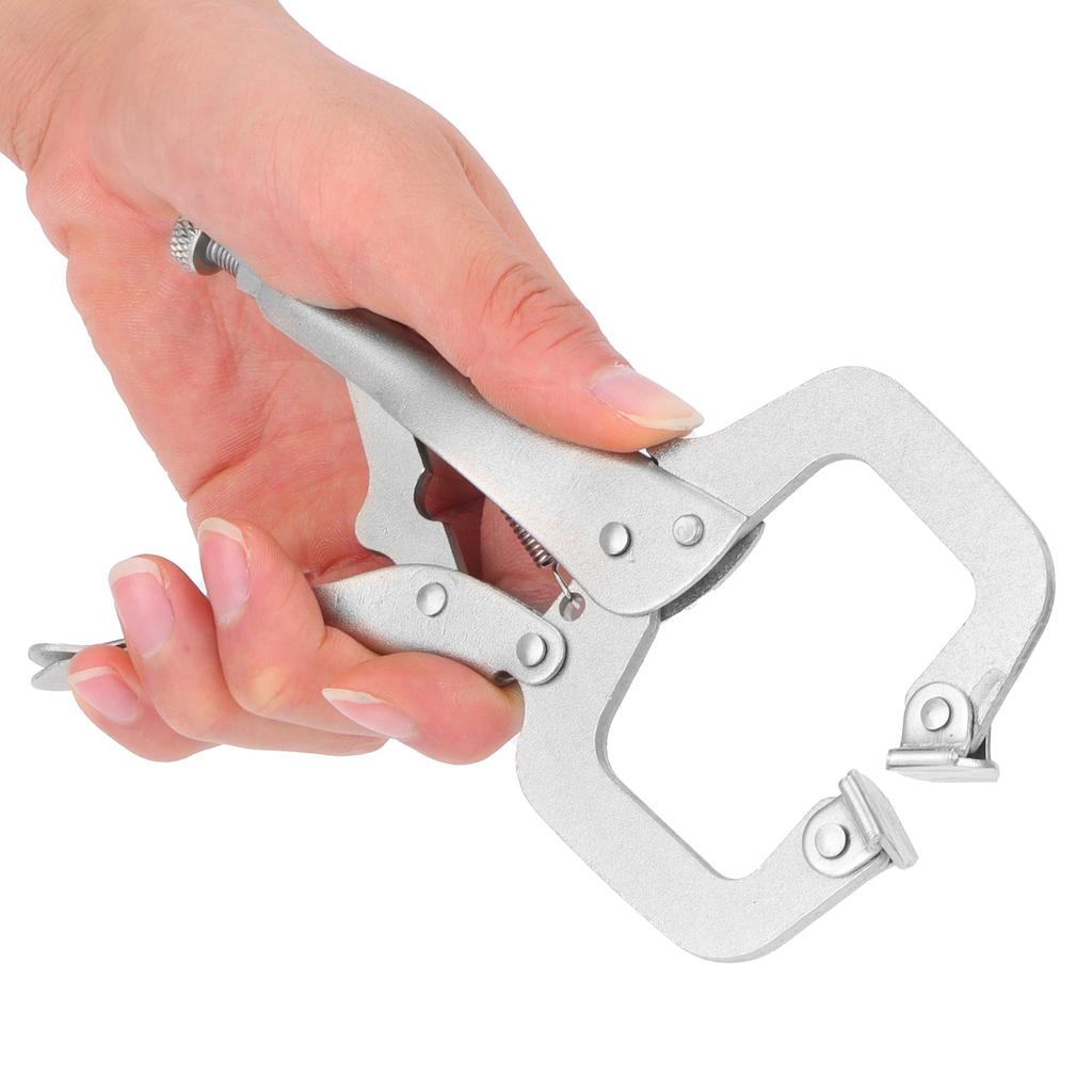 Wide Jaw Opening Pliers Woodworking Clamp Fixing Welding MultiFunction Tool for Home(BD0040DLQ )