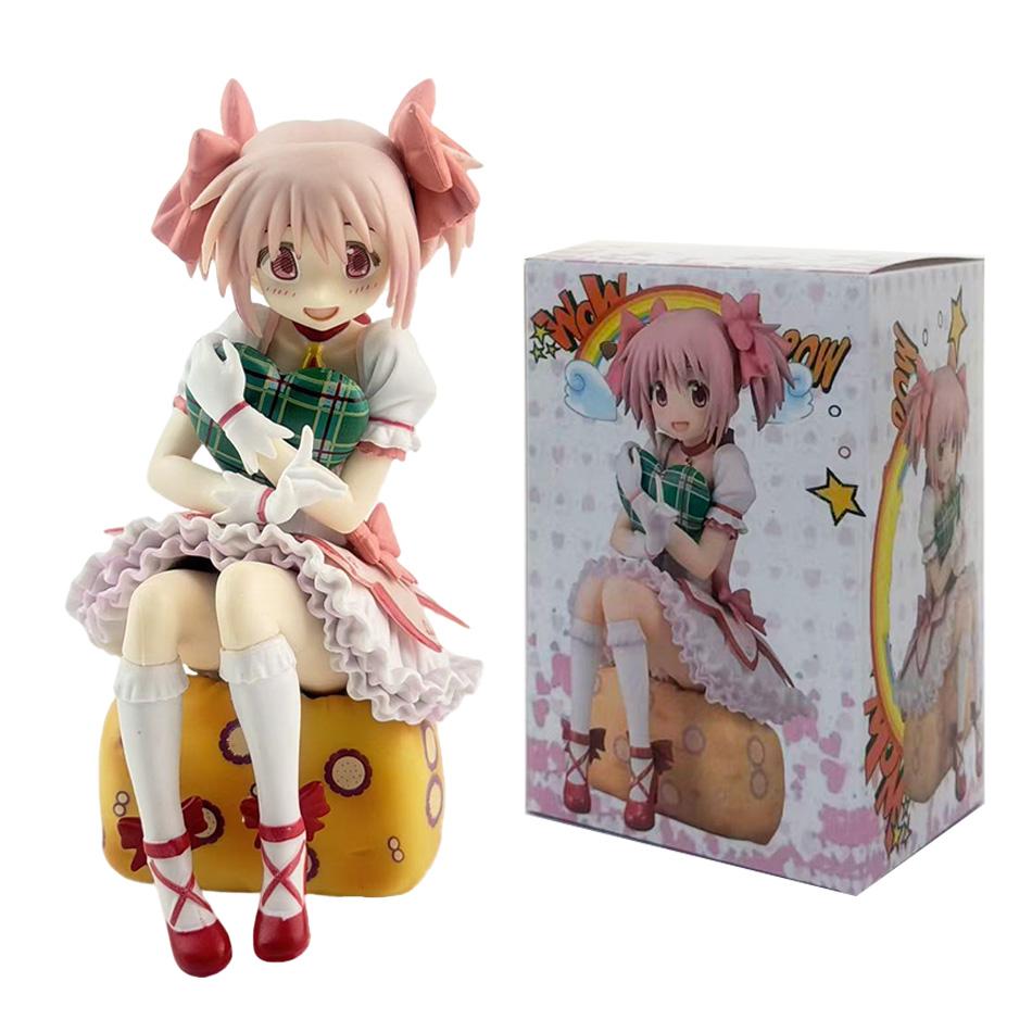 14cm Puella Madoka Magica Aniem Figure Action Magic Girl Model Decor Statue Dolls Toys Christmas Gift M agi adoka Poseable Articulated Scale Detailed