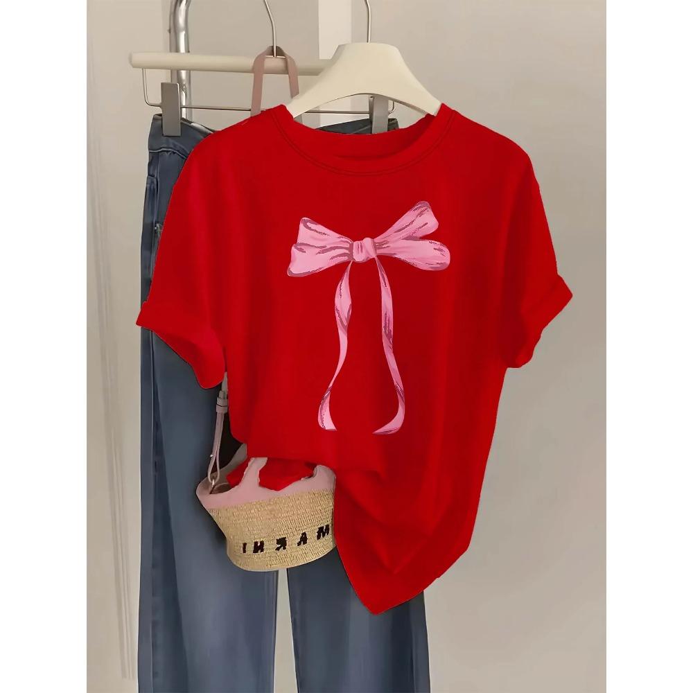 Women's T-shirt Graphic Short Sleeve Clothing Top Loose and Casual Soft and Comfortable Breathable Outdoor Sports Y2K Top