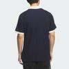 adidas Originals Striped Logo Raglan Short Sleeve T-Shirt Unisex Tops Blue KB5461