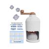Portable Manual Ice Crusher & Shaved Ice Machine for Smoothies and Soft Serve