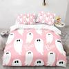 New 3D Print Halloween Boo Cartoon Bedding SetDuvet Cover Bed Set Quilt Cover PillowcaseKing Queen Twin Size Boys Girls Adults