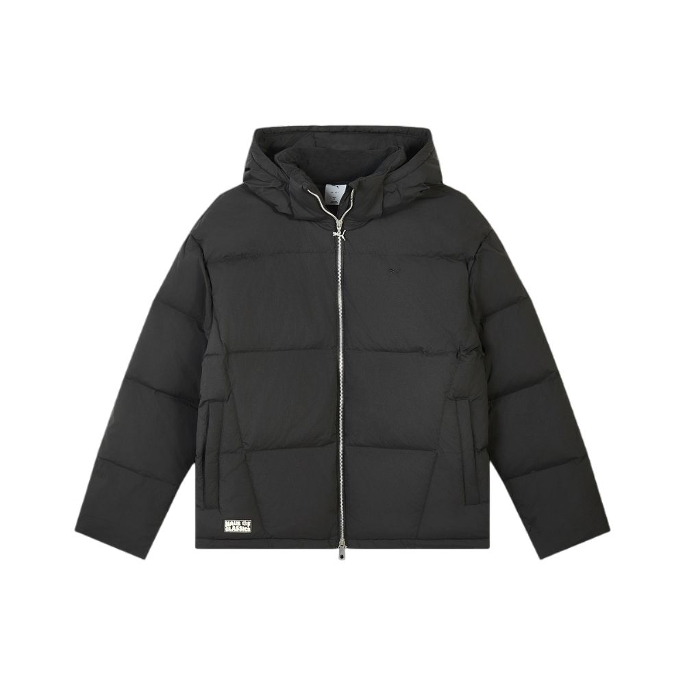 

Puma Haus Of Classics Down Puffer Jacket Lightweight Warm Loose Duck Down Stand Collar Zipper Unisex Jacket 633507-01 L