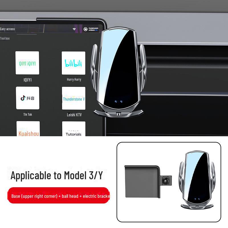 Tesla Model 3/Y Araç Telefon Tutucu: Çok Fonksiyonlu Navigasyon İç Aksesuar