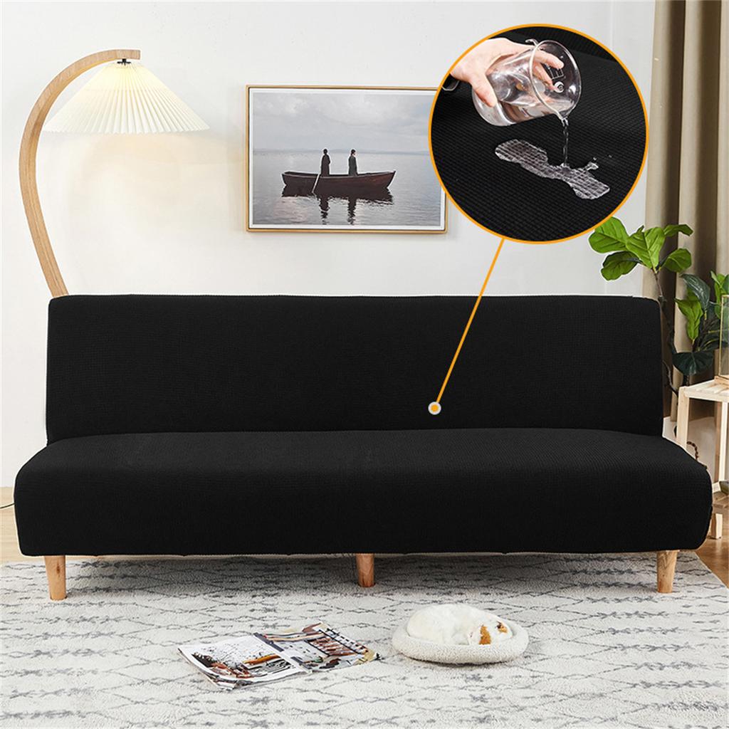 Jacquard Solid Color Sofa Bed Cover Elastic Water Repellent Couch Cushion Cover Non-slip All-inclusive Seat Slipcover for Home