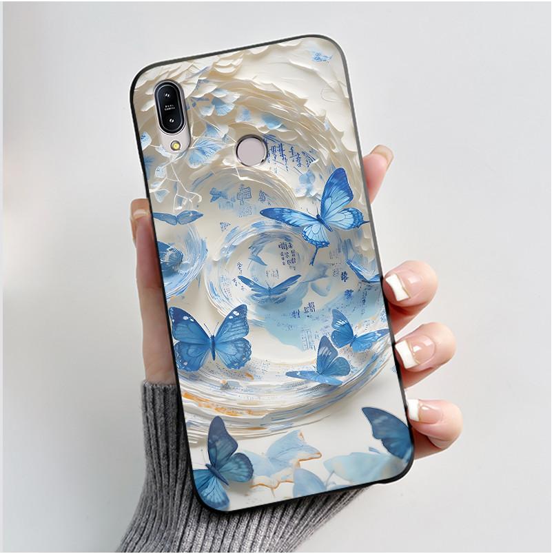Casing For Asus Zenfone Max M2 ZB633KL X01AD X01BD Phone Case Aesthetic Fashion Cute Cat Black Silicone Shockproof Cover Bumper