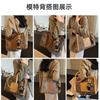 Retro Commuter Bag for Women, New Fashion Tote Bag, High-end Large-capacity Student Bag