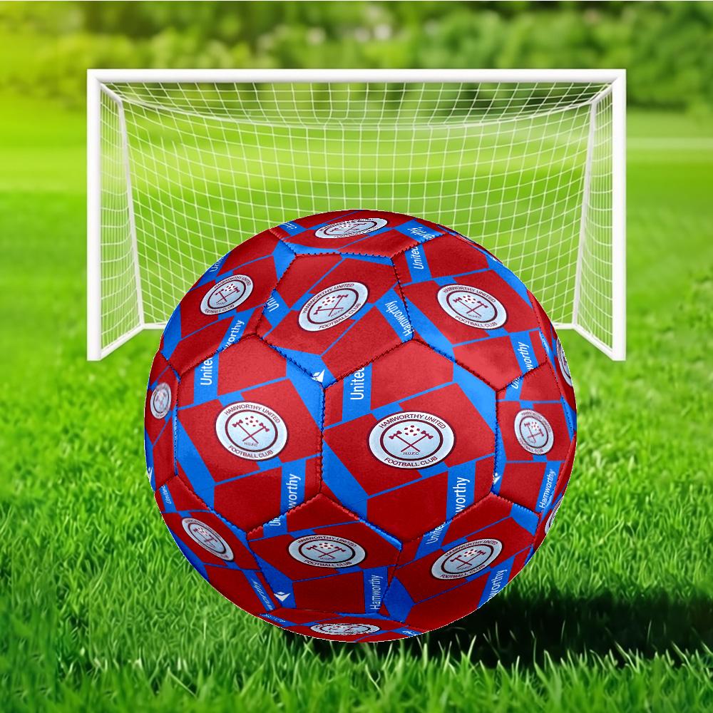 Ham-worthy United Football Club Soccer Ball Size 5 Soccer Ball, Machine-stitched, Soft and Comfortable, Suitable for Training and Matches Fan Gift