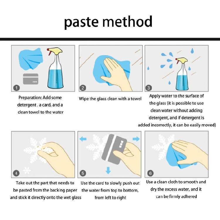 Easter Cartoon Rabbit Static Cling Sticker Window Clings for Homes, Kitchen,