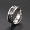 1Pc Fashionable, Fashionable, Versatile and Minimalist Design Titanium Steel Ring, Suitable for Men and Women To Wear Fashion Accessories