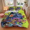 3pcs Teen Titans Go Bedding Set, Includes One Quilt Cover and Two Pillowcases, Bedroom and Guest Room Decoration. T72301128