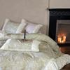 Cotton French Printing Four-piece Girl Heart Quilt Cover Cotton Bed Sheet Bedding