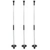3PCS Golf Flagstick Nylon Fiberglass 2 Section Golf Putting Green Flagpole for Practice