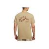 Nike DF Western States Logo Atmungsaktiv Schnelltrocknend Rundhals Sport Kurzarm T-Shirt Herren Oberteile Beige Braun HJ3663297