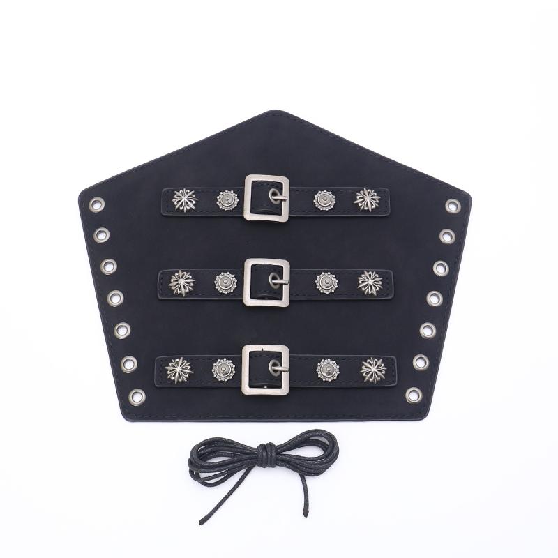 Bărbați Medieval Cosplay Armură din Piele PU Mănuși Manșete cu Șireturi Viking Pirat Cavaler Mănușă Brățară Brățară Accesorii Steam Punk