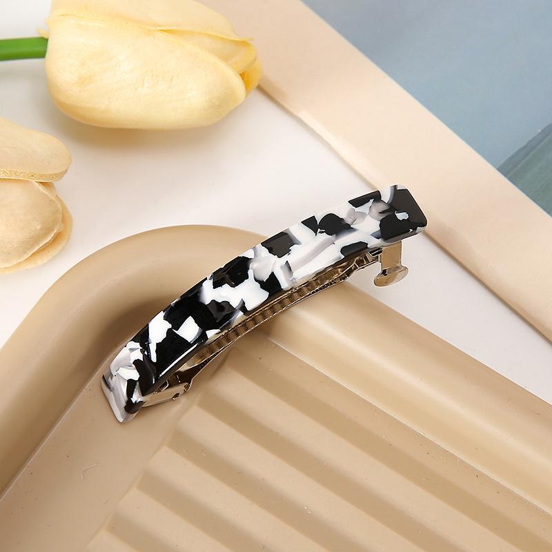 Floral Korean Style Acetate Hair Clip for Women