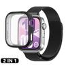Pouzdro+Milánský tah pro Huawei Watch Fit 4 Pro řemínek Příslušenství kovová Nerezová ocel correa Náramek pro huawei fit 4 band