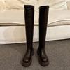 Over-knee boots women's thick-soled heightening women's boots 2025 new winter tall knight boots small boots women's tide