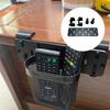 Table Mounted Storage Panel for Office Tables and Craft Stations with Screw Brackets for Parts, Cables and Storage Supply