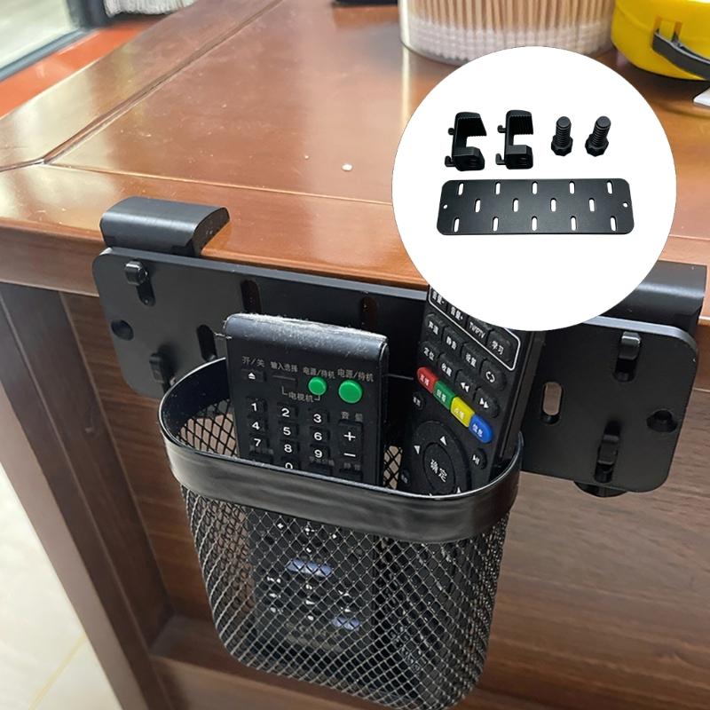 Table Mounted Storage Panel for Office Tables and Craft Stations with Screw Brackets for Parts, Cables and Storage Supply