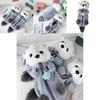 Cute Otter Plush Pencil Bag Functional Marine Animal Toy Case Portable School Storage