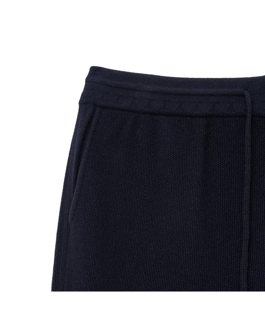 IOLO Textured Knit Pants_Navy