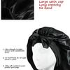 New Silk Bonnet For Sleeping Women Satin Bonnet Hair Bonnet Night Sleep Cap Scarf Wrap For Curly Hair With Tie Band For CurlyHat