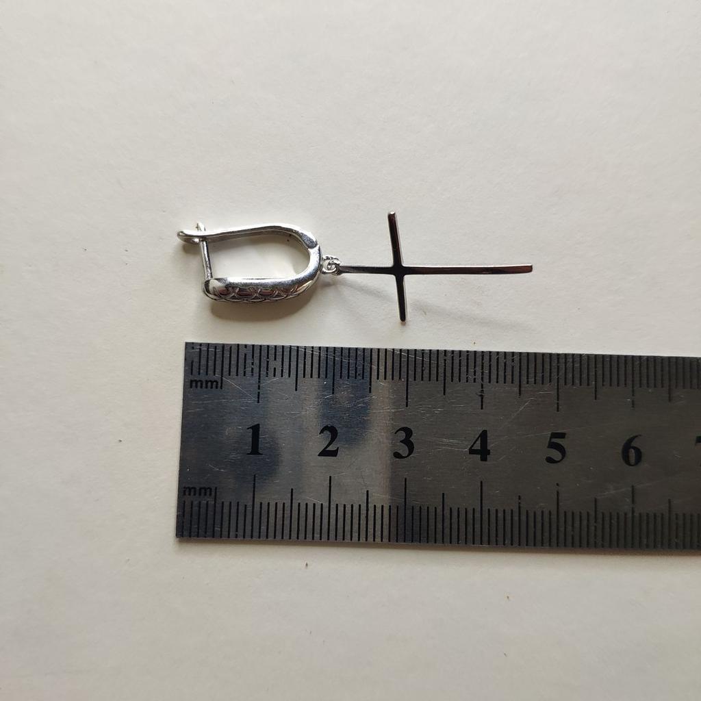 Silver Earrings Without Stones (2146759)