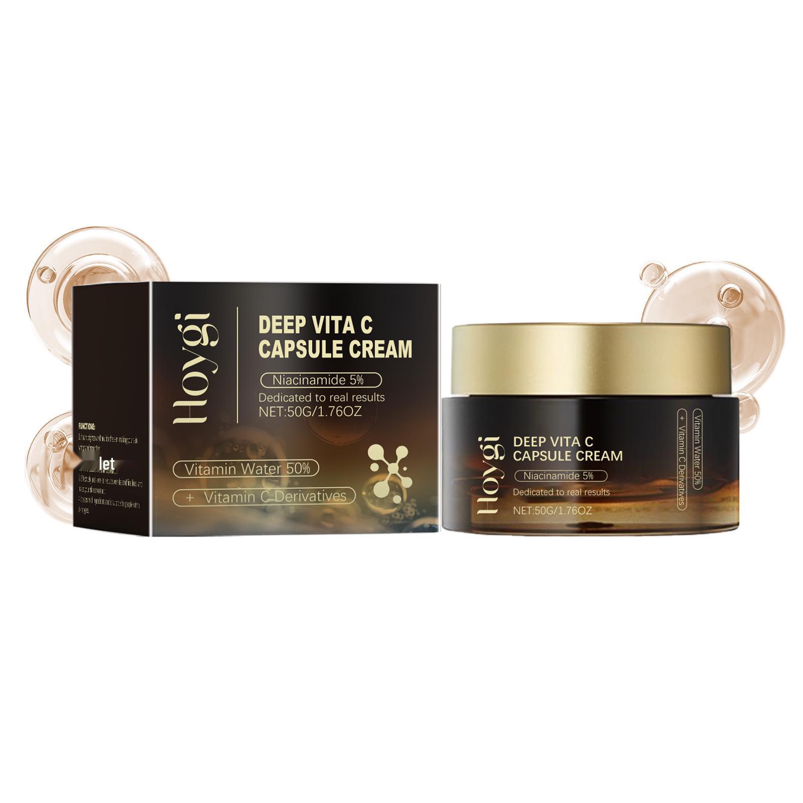 HOYGI Vitamin C Hydrating Facial Cream - Gentle Moisturizing and Softening Formula