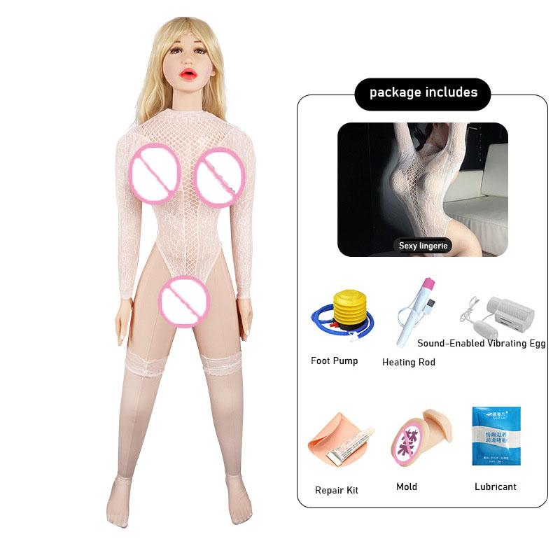 Bambola Gonfiabile Realistica Spessa 165cm Amore per Uomini Canali Tripli Orale Vaginale Anale Giocattolo per Adulti
