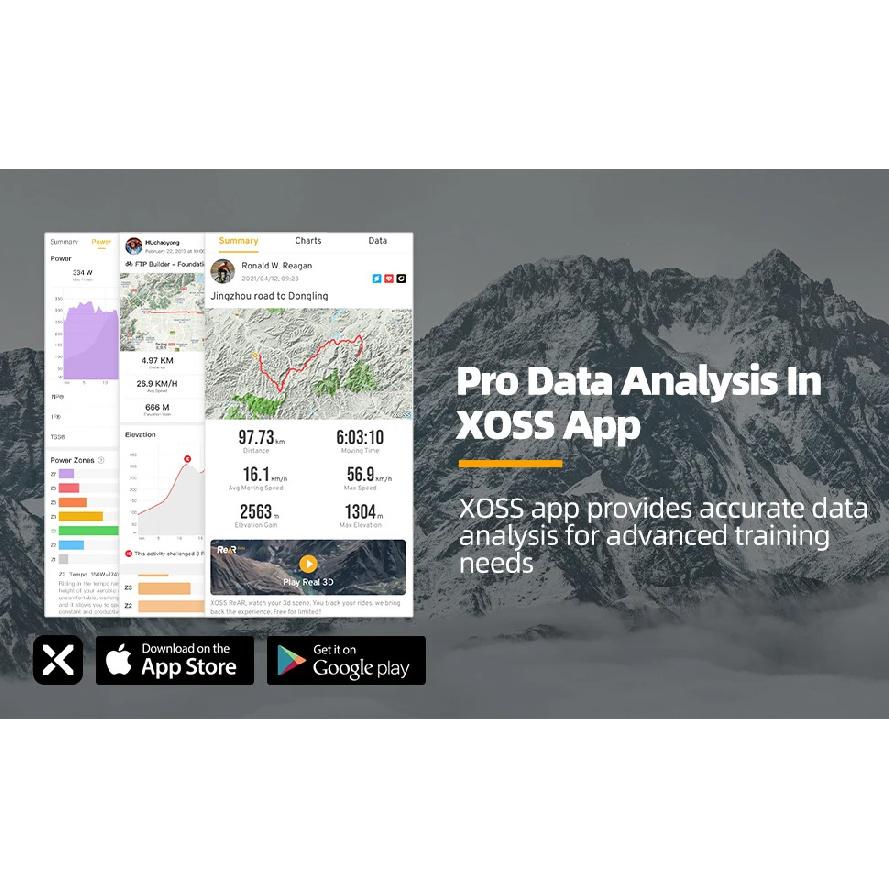 XOSS G2 GPS Bike Computer Smart Wireless IPX7 Waterproof Type-C Cycle Speedometer Odometer Cycling Computer Bicycle Stopwatch