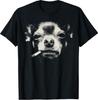 Dog Smoking Cigarette Funny Chihuahua Meme T-Shirt
