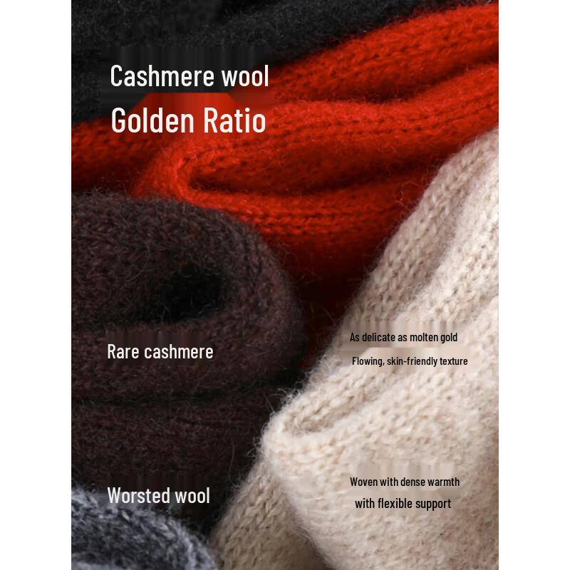 XWI Women's Seamless Cashmere Wool Blend Knit Top