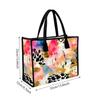 Women Fashion Abstract Pattern Tote Bag Daily Use Casual Portable Handbag for Commute Shopping