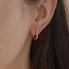 ELLE Jewelry 14K GF Slim U-Hook Earrings ELGPEE488